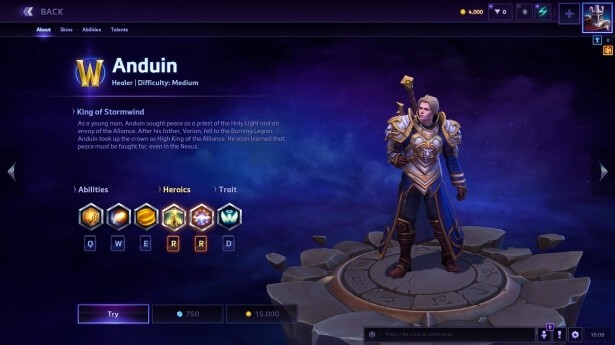 Новий герой Heroes of the Storm - Андуін Рінн