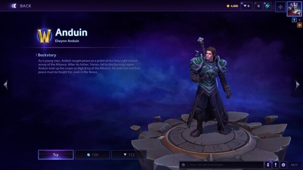 Новий герой Heroes of the Storm - Андуін Рінн