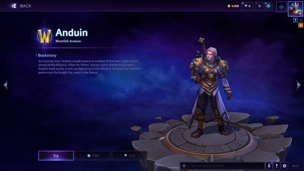 Новий герой Heroes of the Storm - Андуін Рінн