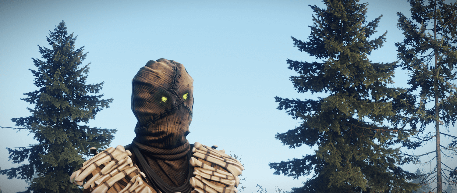 Маска чучела Rust