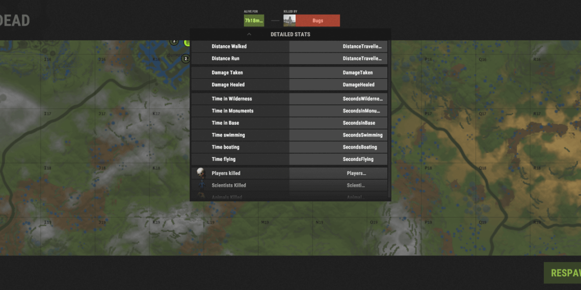 Більше ігрової статистики в Rust