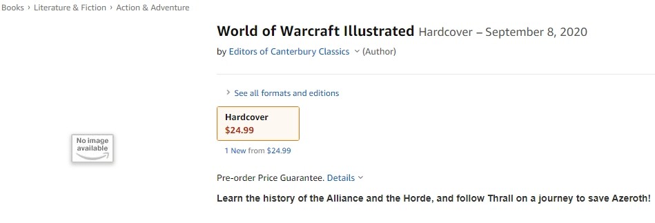 Книга World of Warcraft Illustrated тепер доступна для попереднього замовлення