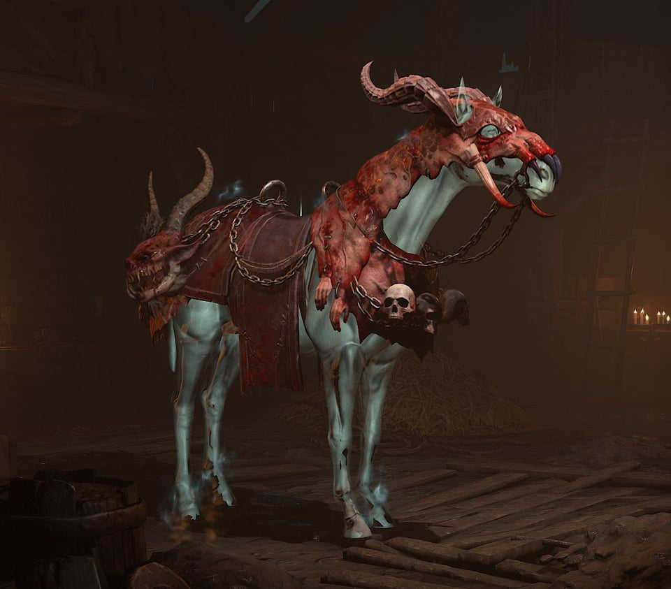 Нова броня для коня в Diablo IV зі свіжого м'яса