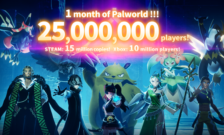 Palworld підриває ігровий світ! 25 мільйонів гравців за місяць! Palworld підриває ігровий світ! 25 мільйонів гравців за місяць!